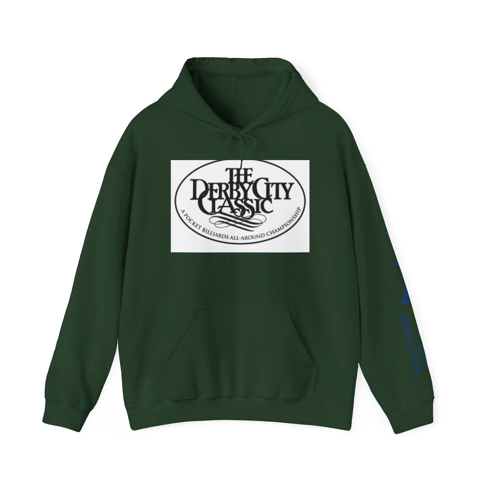 9 Ball Pool Logo Hoodie | Pool Player Photo Back Print