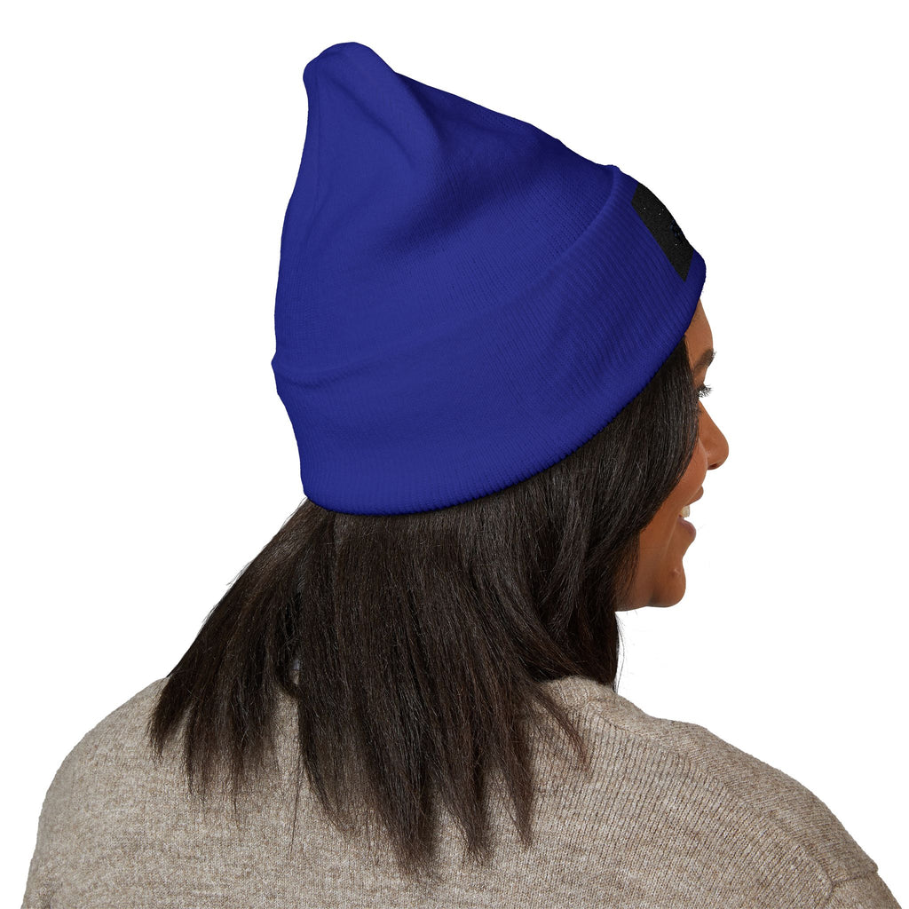 Pool Cue and 9-Ball Logo Beanie | Embroidered Cuffed Beanie