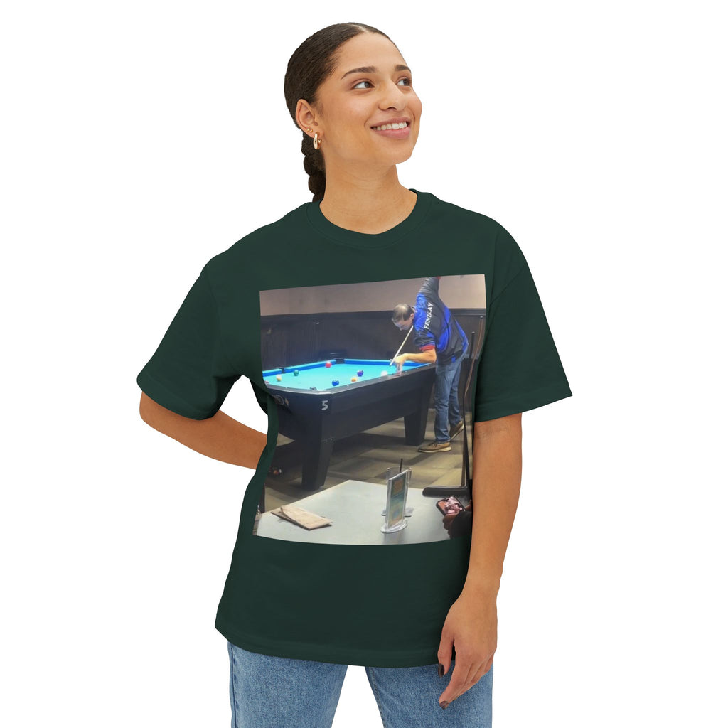 Pool Player Photo Tee | FENDLAY Back Graphic Tee