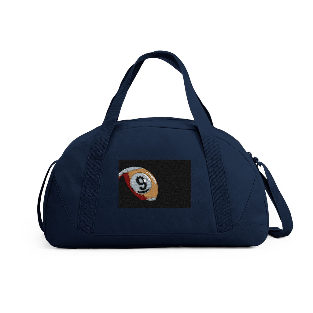 Vintage 9 Ball Graphic Duffel | Billiards Pool Player Gear