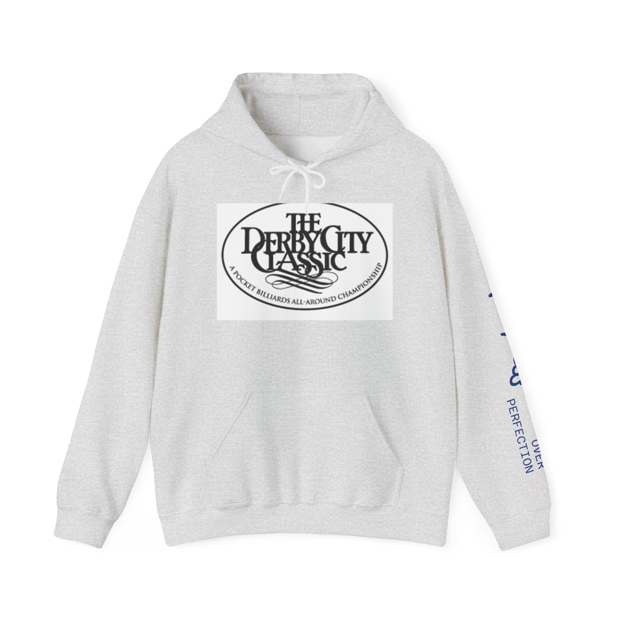 9 Ball Pool Logo Hoodie | Pool Player Photo Back Print