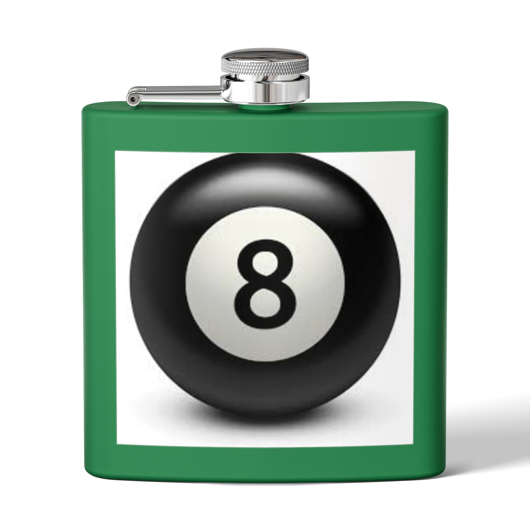 Magic 8 Ball Design Flask | Stainless Steel 6oz