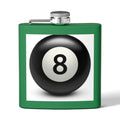 Magic 8 Ball Design Flask | Stainless Steel 6oz