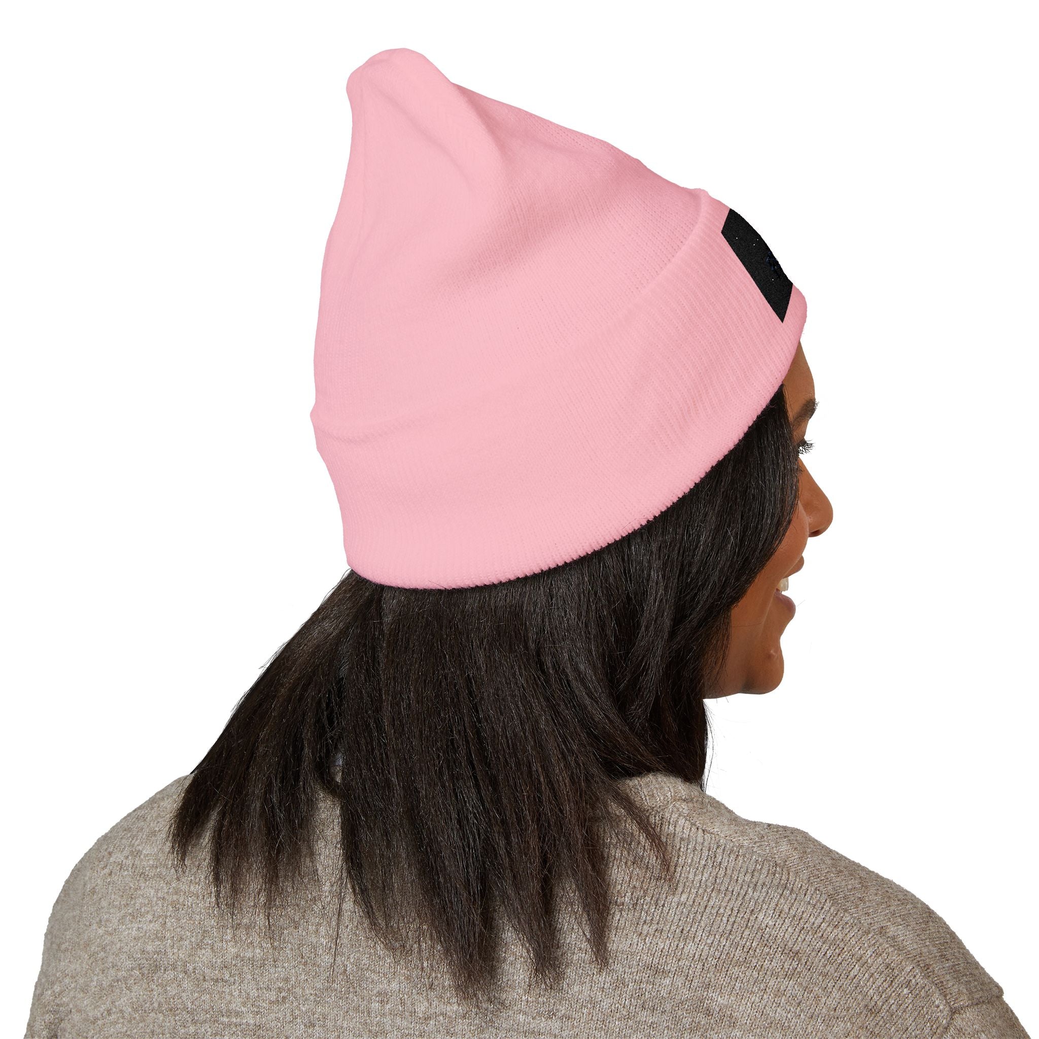 Pool Cue and 9-Ball Logo Beanie | Embroidered Cuffed Beanie
