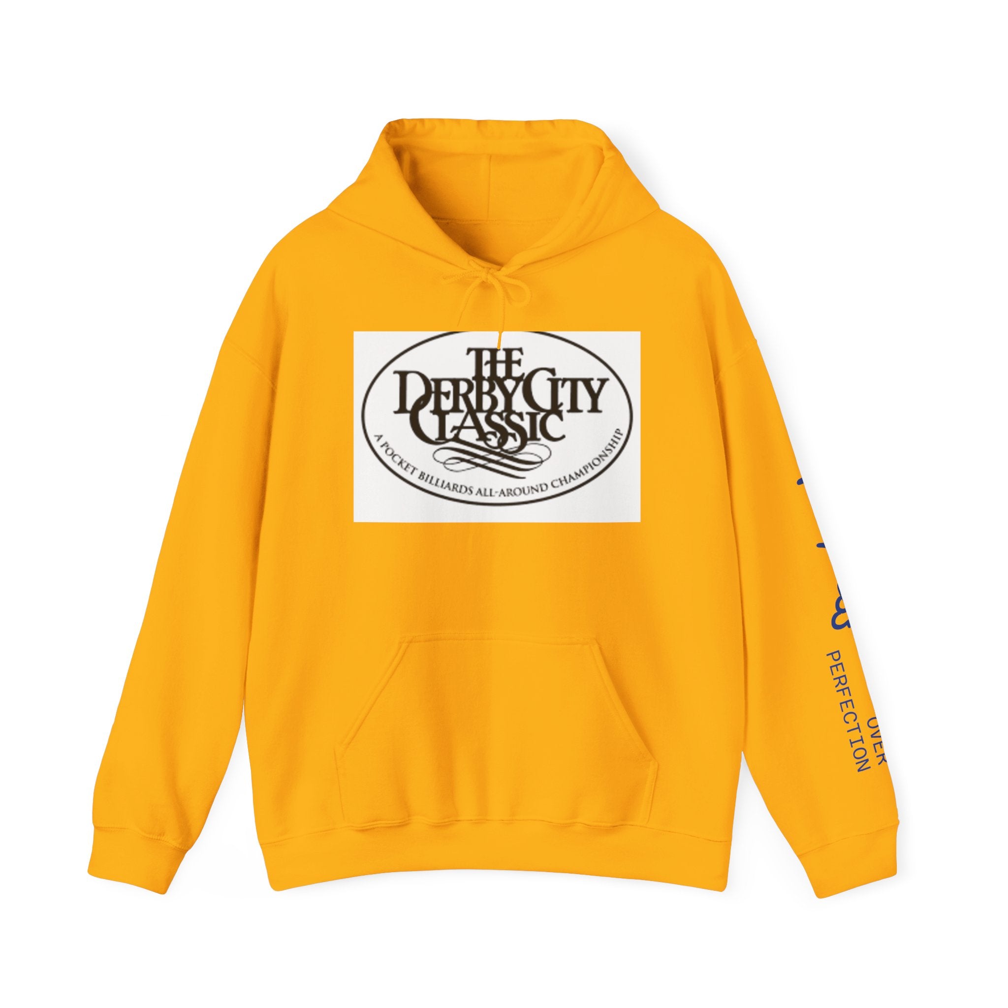 9 Ball Pool Logo Hoodie | Pool Player Photo Back Print