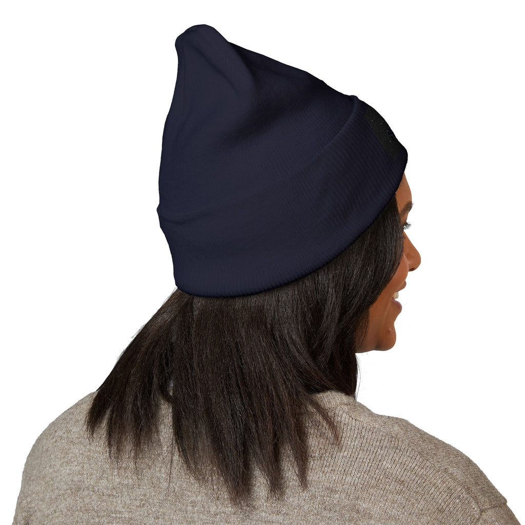 Pool Cue and 9-Ball Logo Beanie | Embroidered Cuffed Beanie