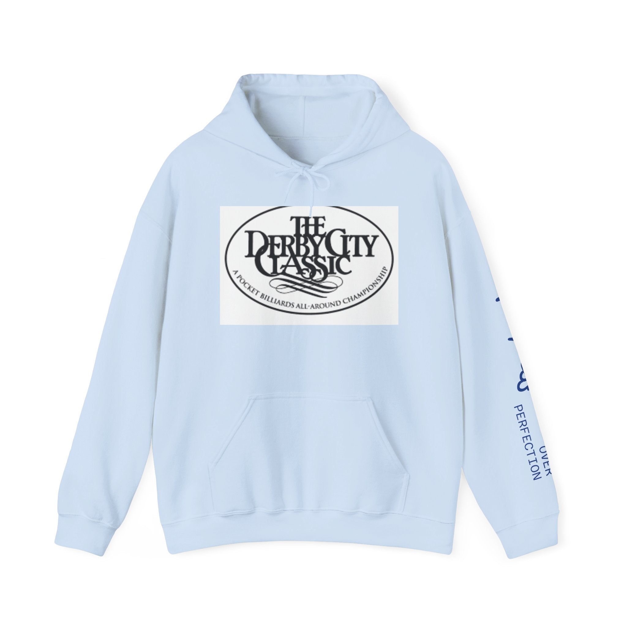 9 Ball Pool Logo Hoodie | Pool Player Photo Back Print