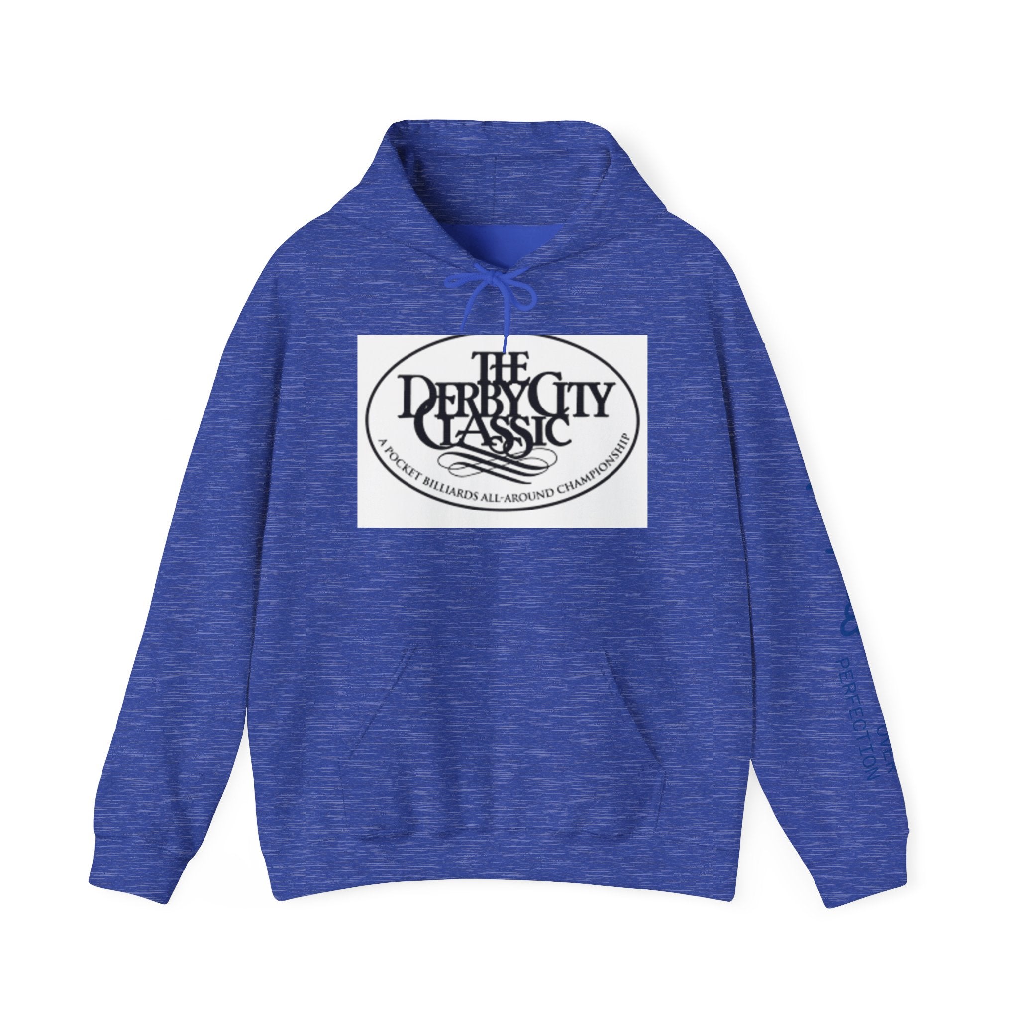 9 Ball Pool Logo Hoodie | Pool Player Photo Back Print