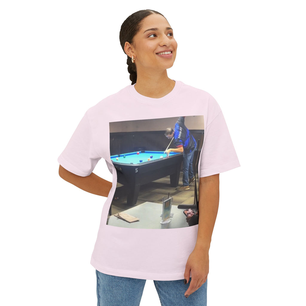 Pool Player Photo Tee | FENDLAY Back Graphic Tee