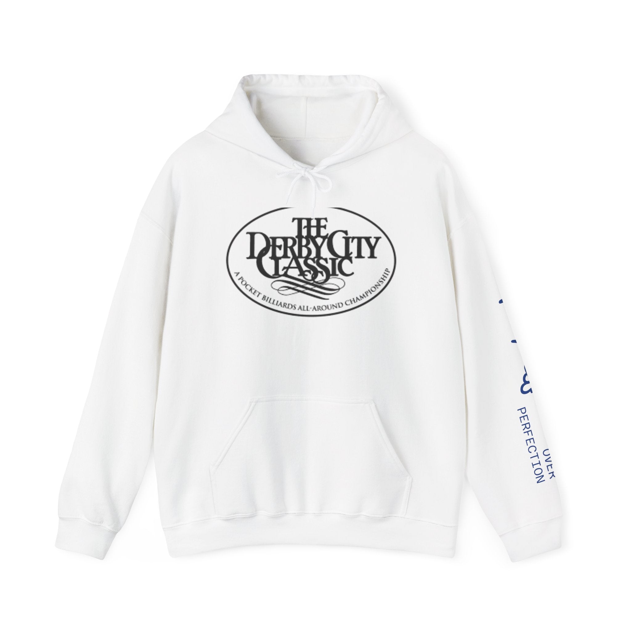 9 Ball Pool Logo Hoodie | Pool Player Photo Back Print