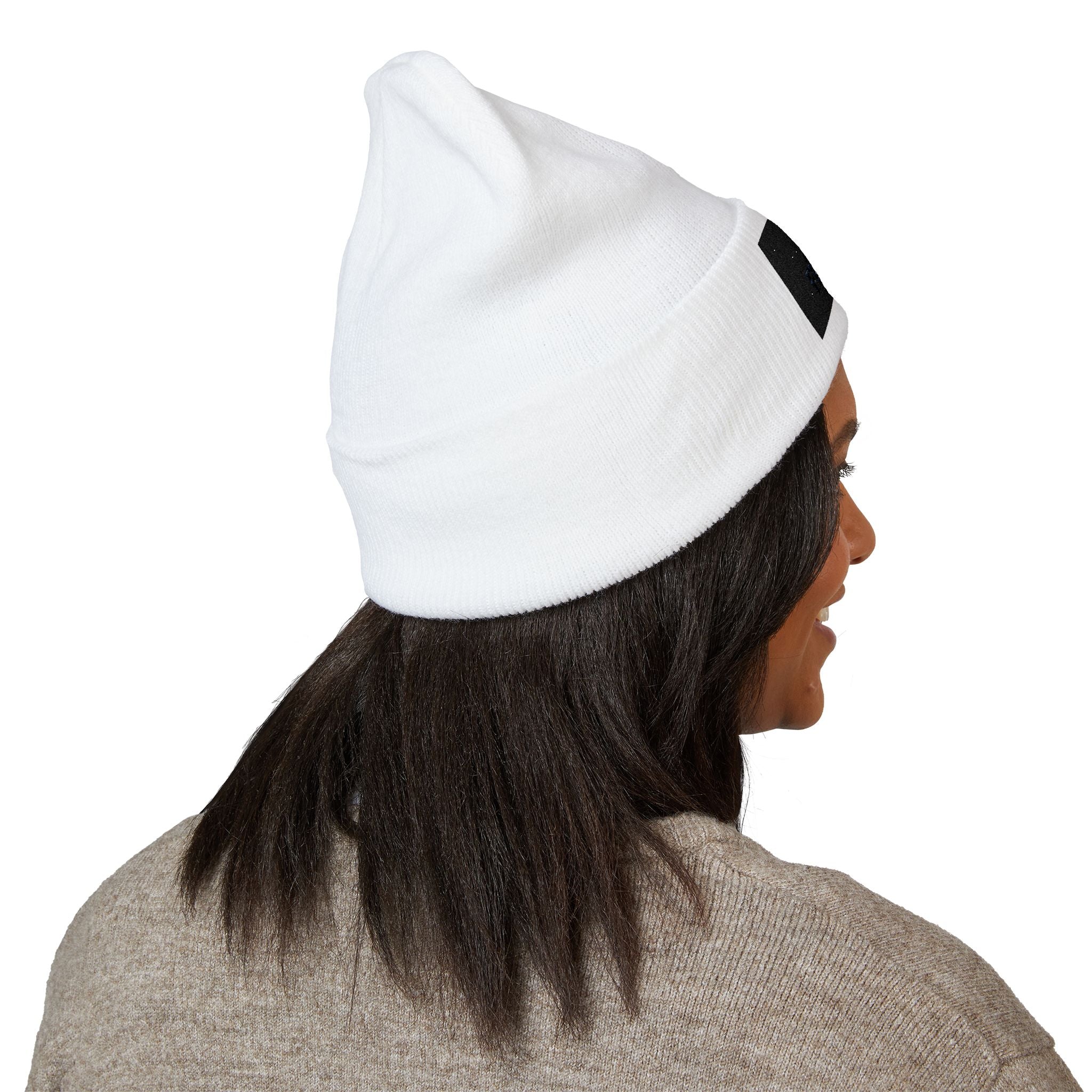Pool Cue and 9-Ball Logo Beanie | Embroidered Cuffed Beanie