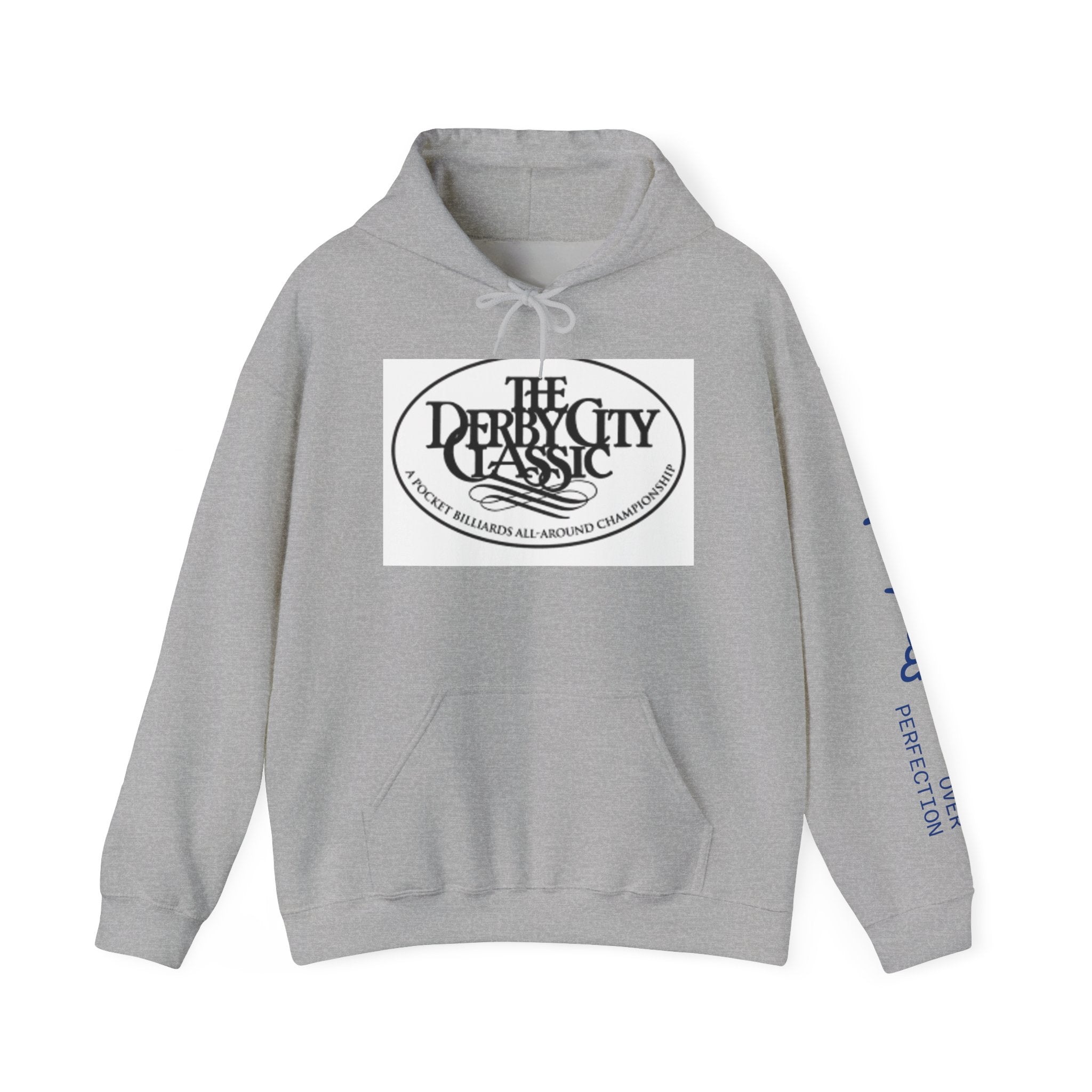 9 Ball Pool Logo Hoodie | Pool Player Photo Back Print