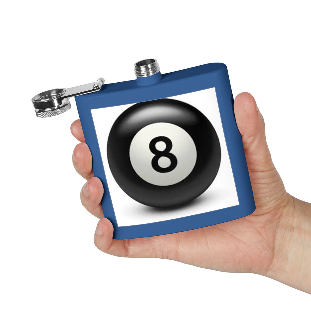 Magic 8 Ball Design Flask | Stainless Steel 6oz